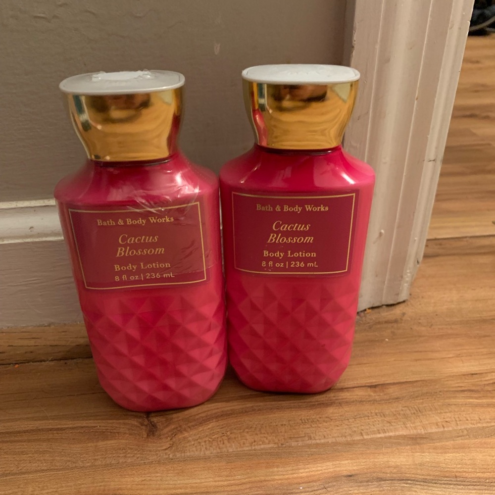 Bath and Body Works Set of Cactus Blossom lotion